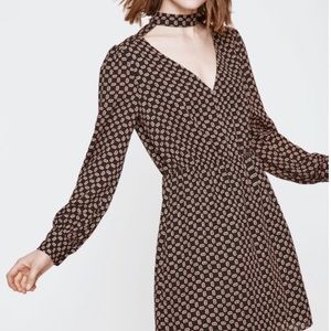 NWT Rebecca Minkoff Brindle Long Sl Cutout Dress